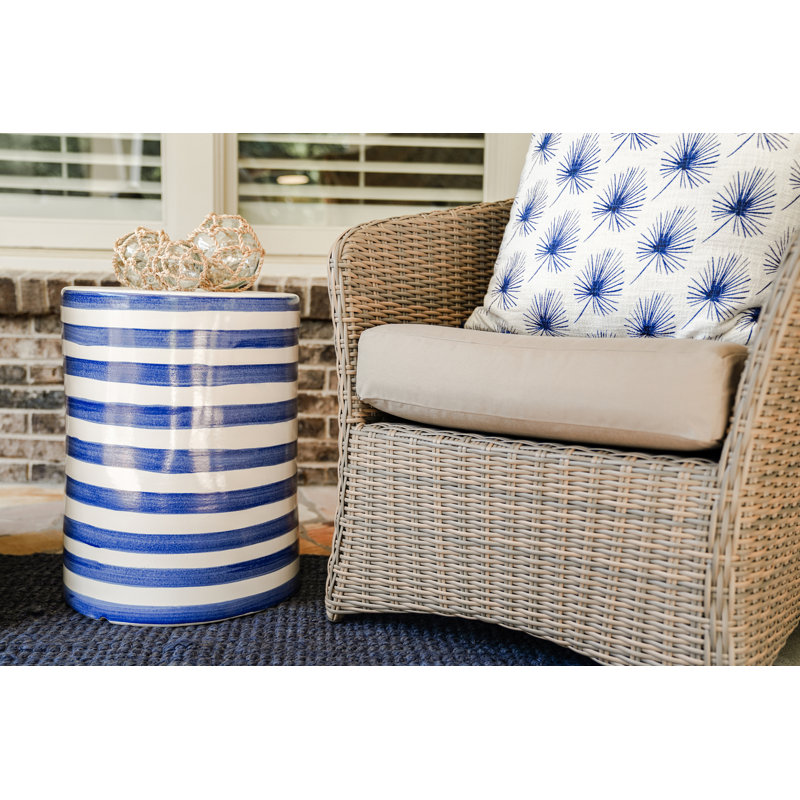 Breakwater Bay Goodrich Stone/Concrete Side Table Wayfair